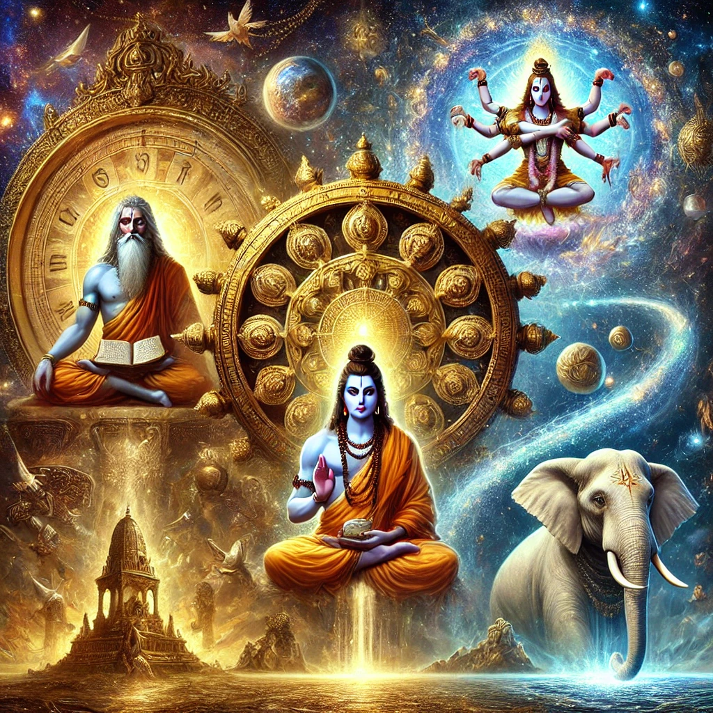 One Day of Brahma, Vishnu, Mahesh, and Indra in Hindi
